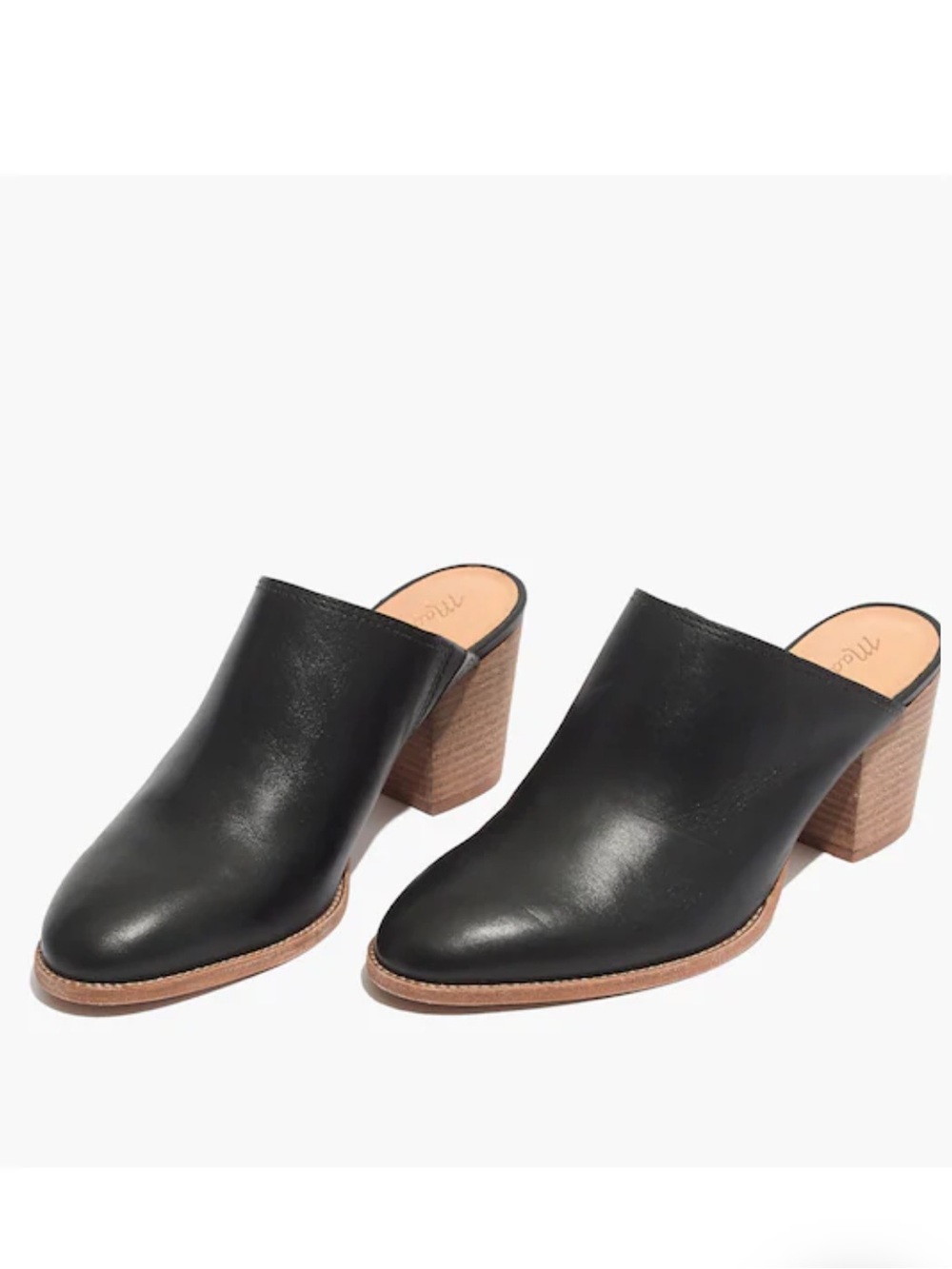 Madewell The Harper Mule size 9 in black